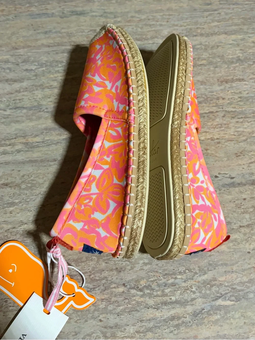 NWT Vineyard Vines X Sea Star Beachcomber Neon Summer Blooms Espadrille